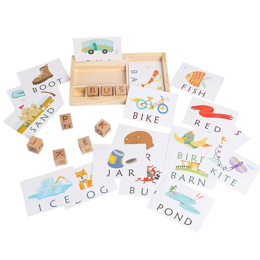 ���Wooden Spelling Game || Educational Puzzle Toy����