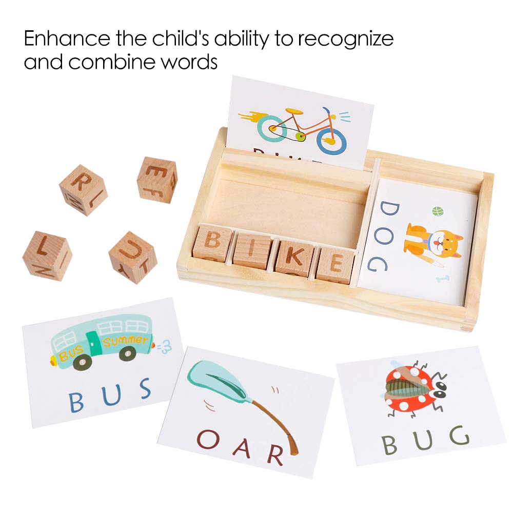 ���Wooden Spelling Game || Educational Puzzle Toy����