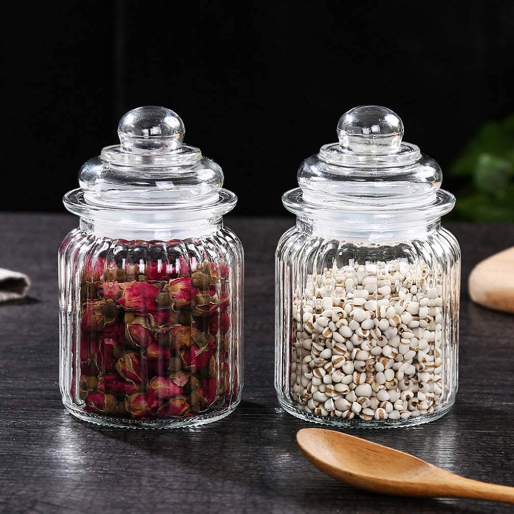 Glass Pickle Jar Storage Containers (Set of 3)