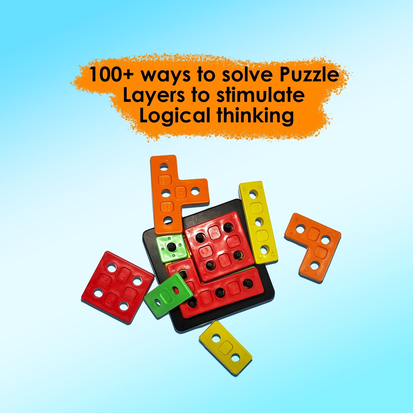 ����Puzzle Block game||Sorting & Stacking Educational game