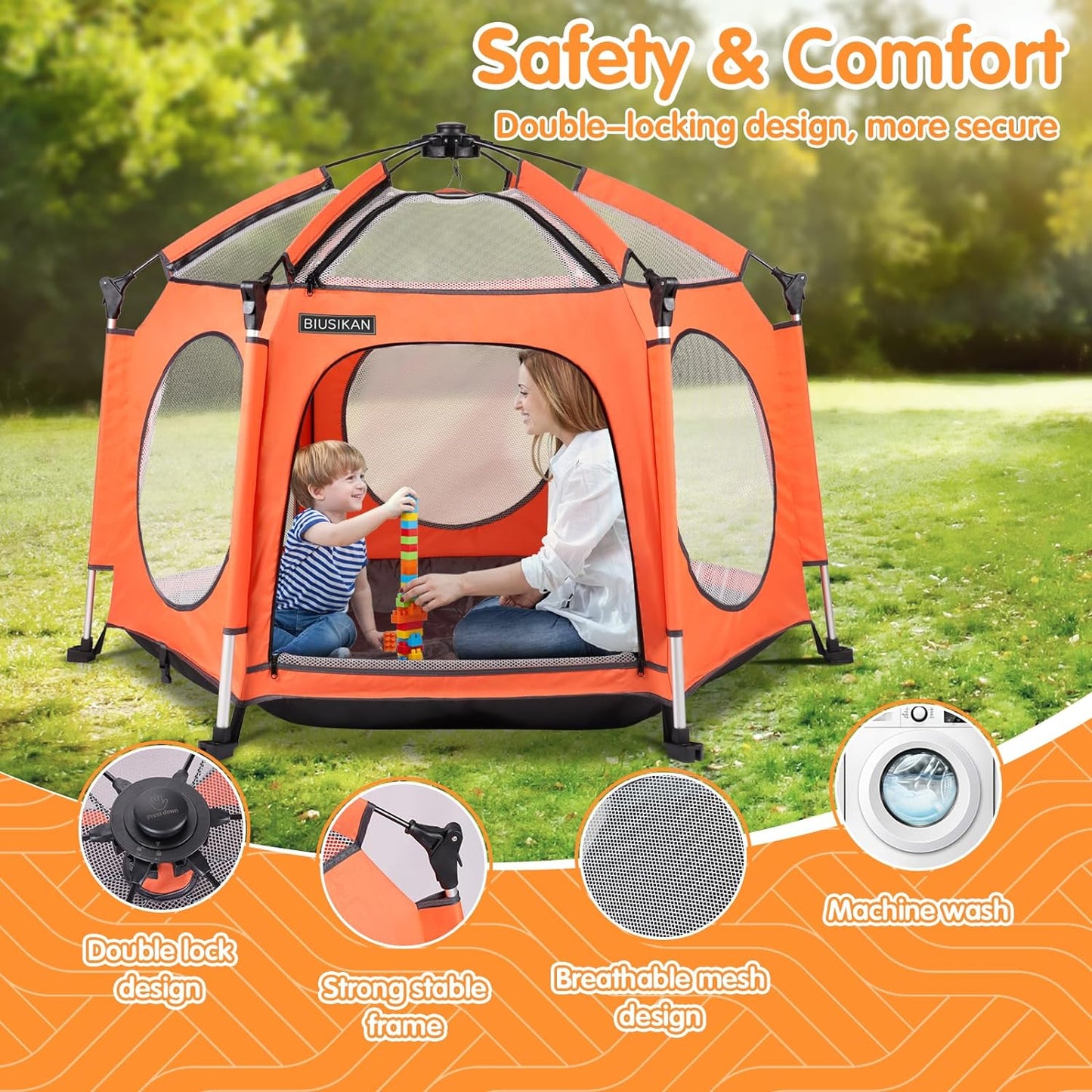 Baby Portable Tent-Indoor & Outdoor Playpen for Babies����