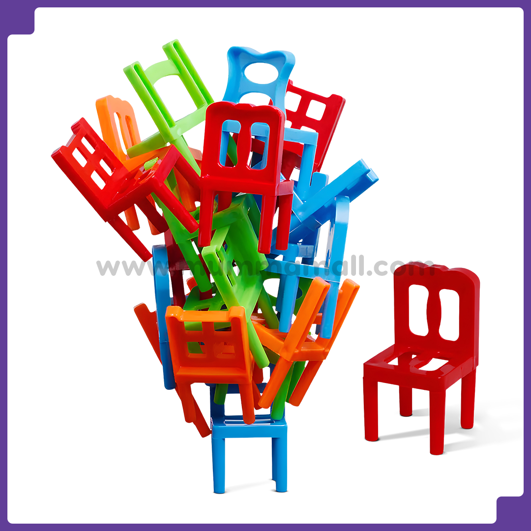 ����Chairs Stacking Tower Game ||Suspend Family Game���� 36 Pcs Chair����