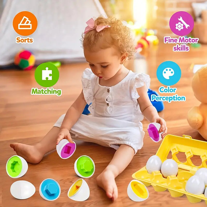 ����Kids Eggs Toy || Educational Color Sorting Toys