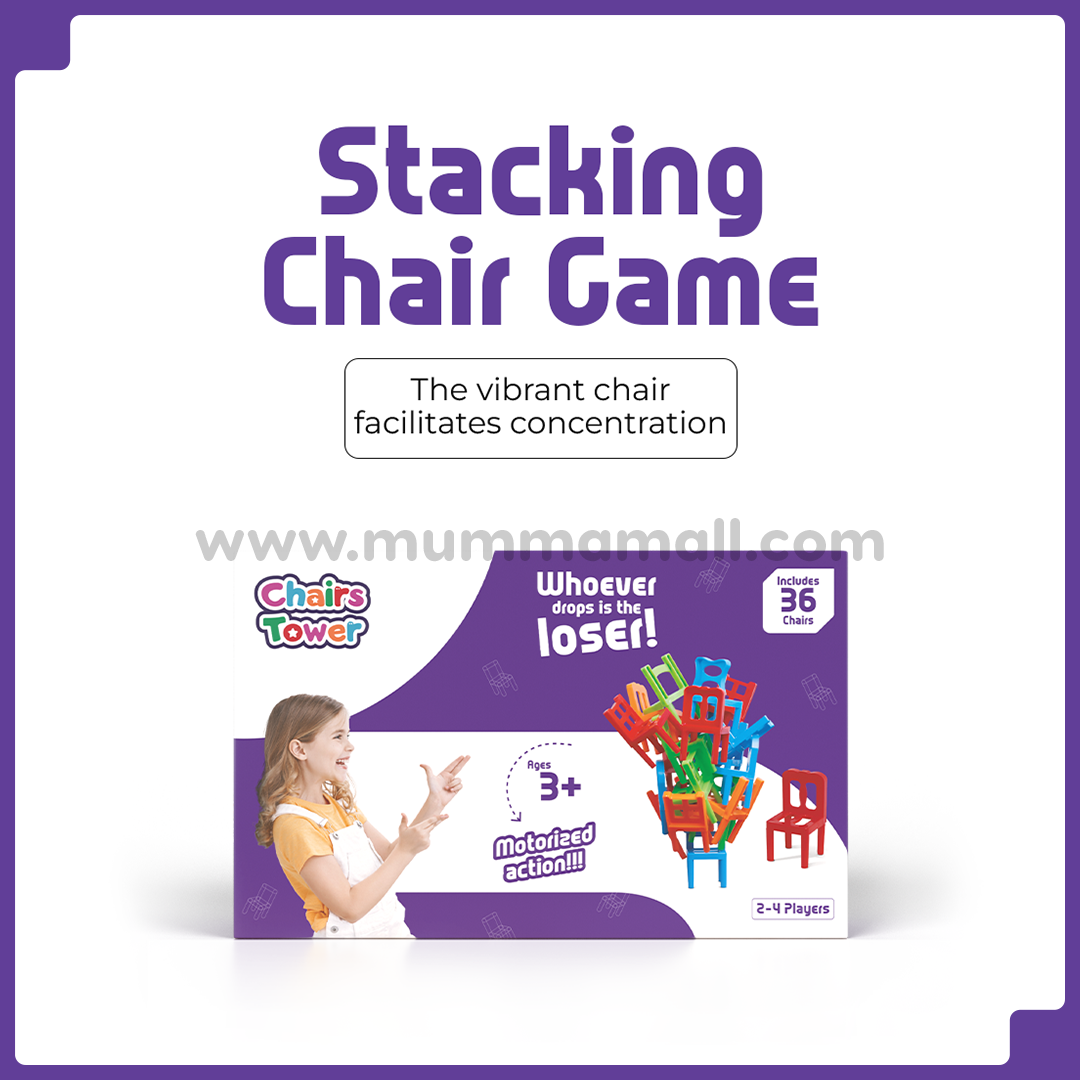 ����Chairs Stacking Tower Game ||Suspend Family Game���� 36 Pcs Chair����