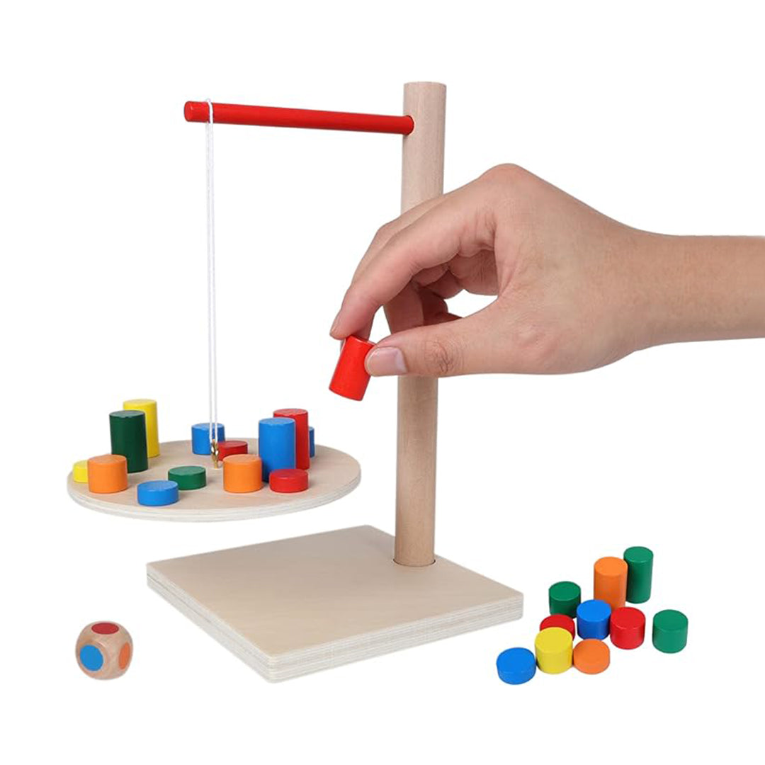 ���Wooden Balance Toy || Building Blocks Table����