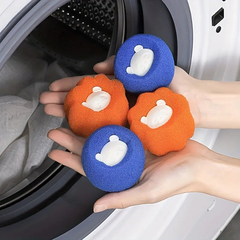 ����Reusable Washing Machine Hair Remover, Pet Remover Balls for Laundry Dryer Washing����(Pack Of 6 Balls)