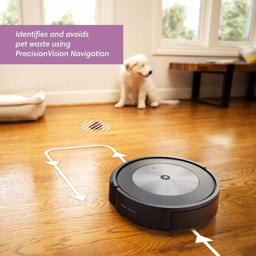 iRobot Roomba j7+ Wifi Connected Self Emptying Robot Vacuum