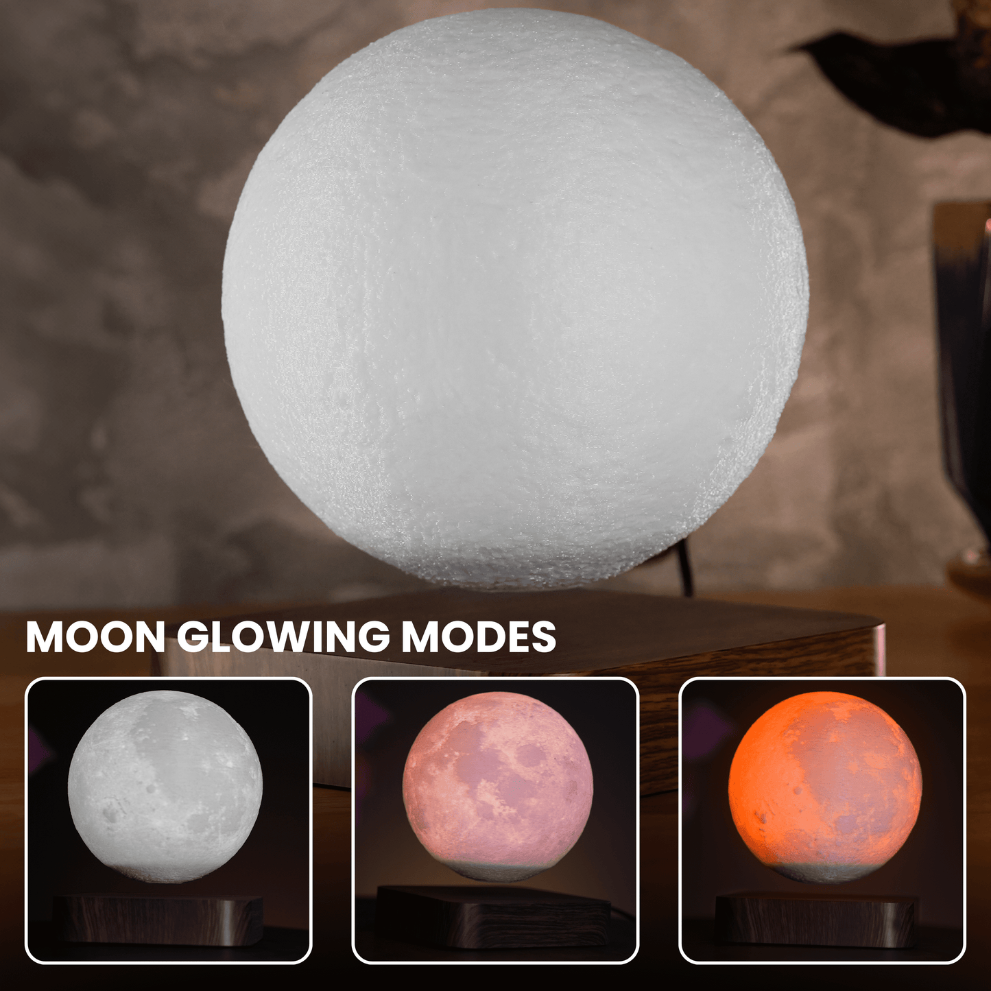 Levitating Moon Night Lamp