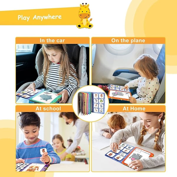 ����Quiet Interactive Book ||  Develop Learning Skills for children���� (Pack of 3)