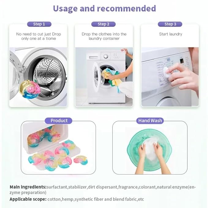 ���4 in 1 Laundry Capsules(12 pcs)