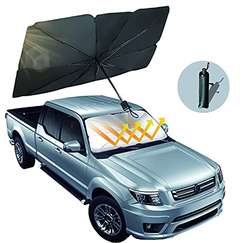 ���Foldable Reflective Car Umbrella for Sun Heat Protection