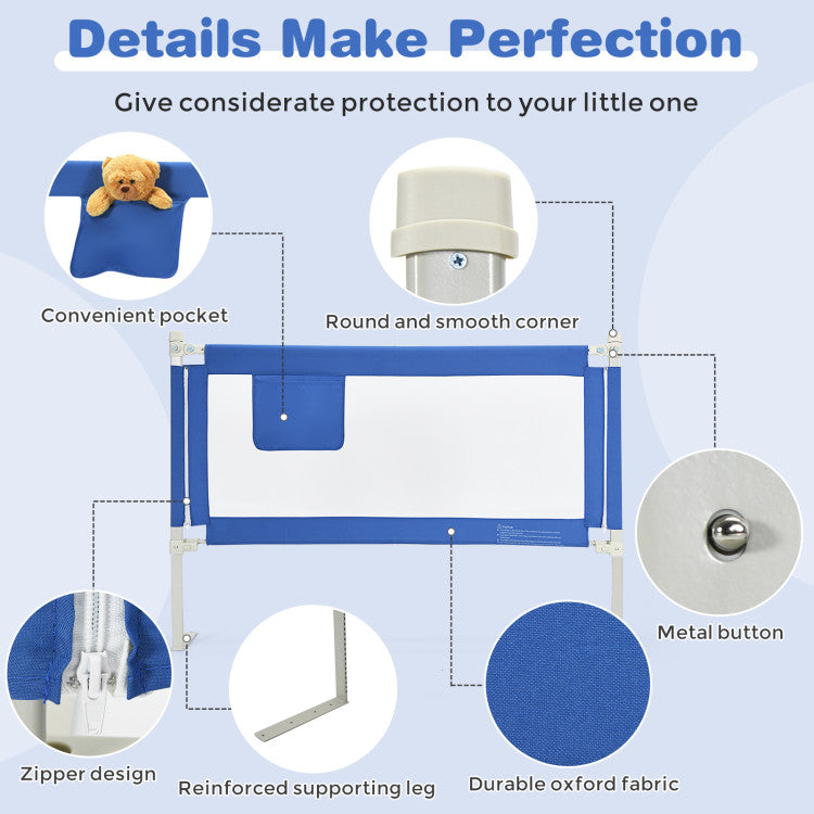 Baby Bed Rail Guard with Lock