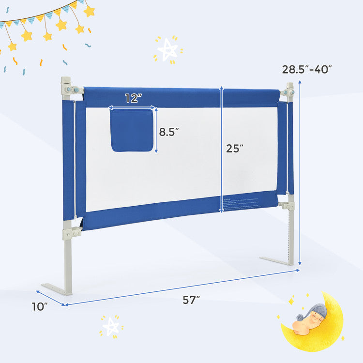 Baby Bed Rail Guard with Lock