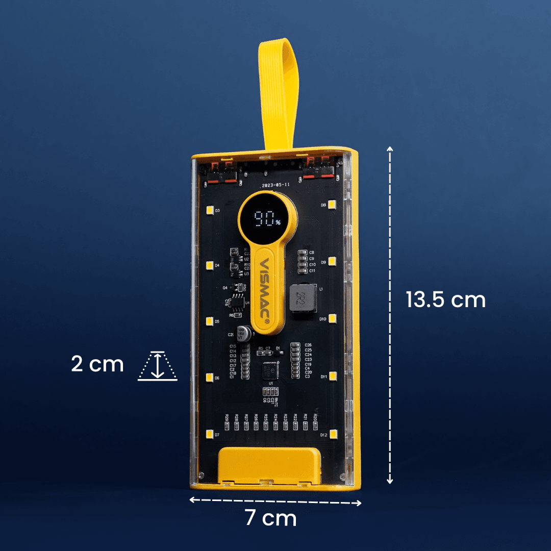 Transparent 10,000 mAh 66W PD20W Fast charging Powerbank