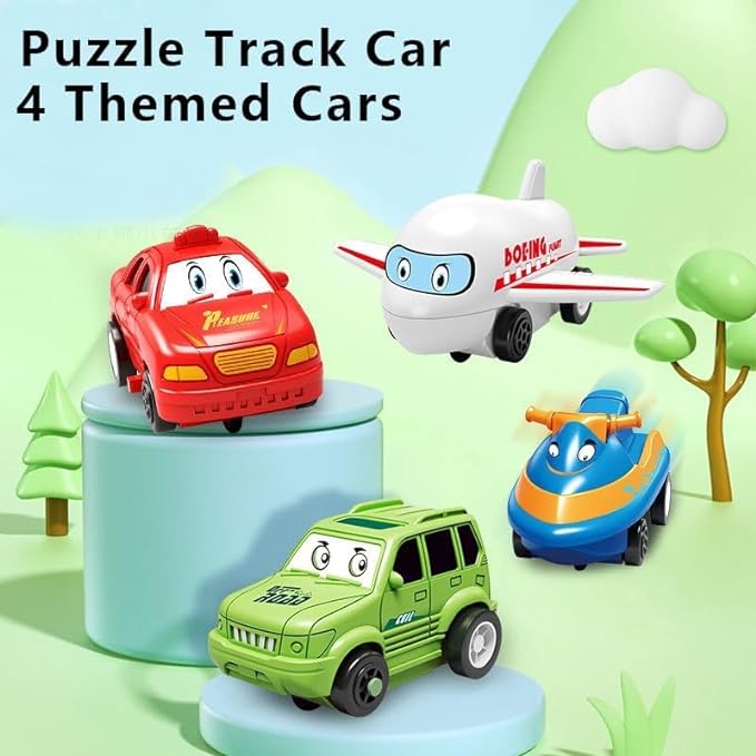 ����Children's Educational Puzzle Track Car Play Set����