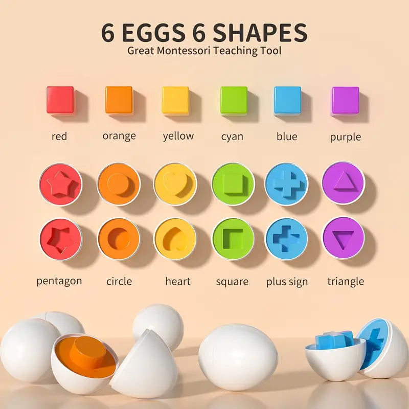 ����Kids Eggs Toy || Educational Color Sorting Toys