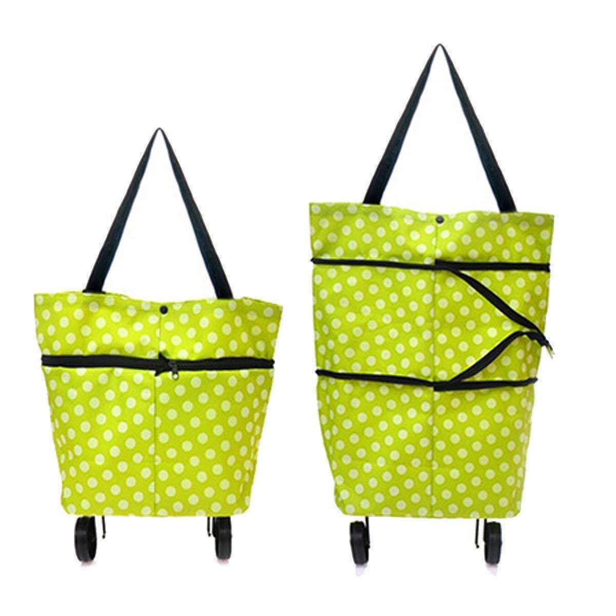 Foldable Shopping Trolley Bag with Wheels