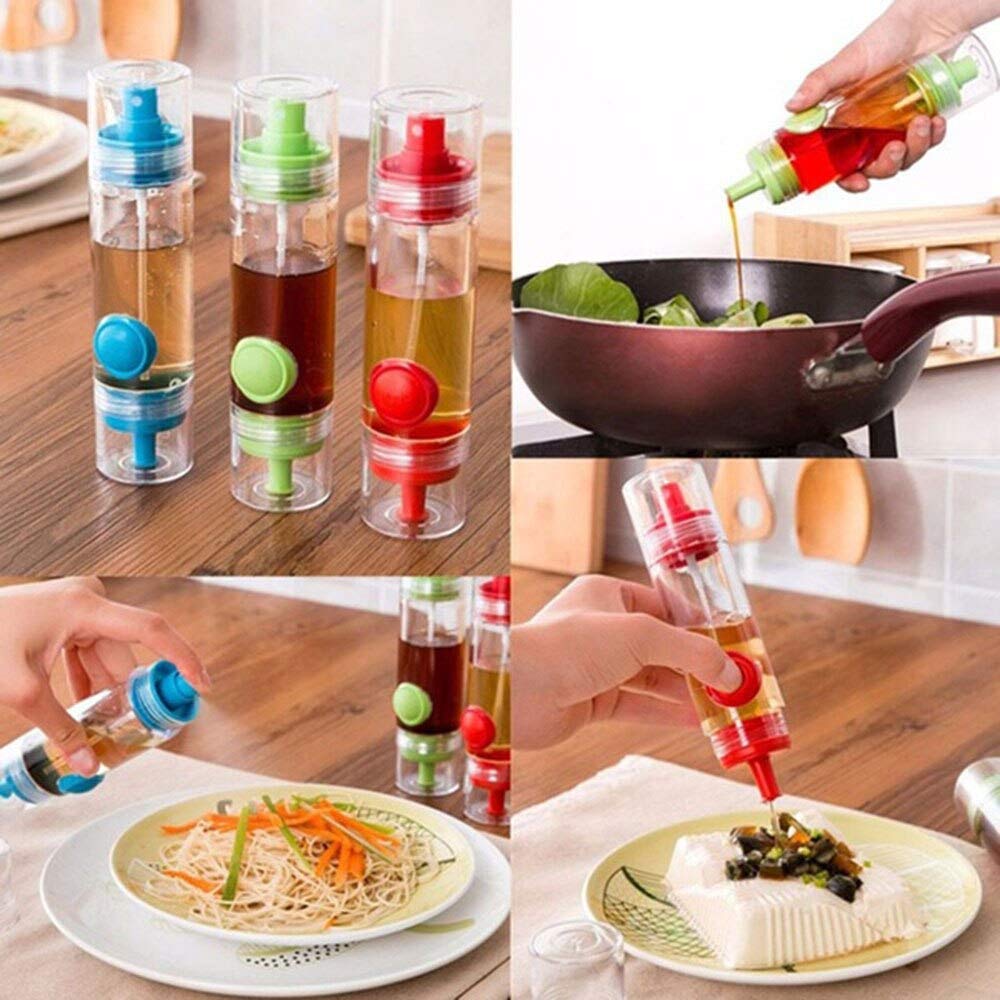 2 In 1 Cooking Oil Spray Dispenser & Oil Pour Bottle