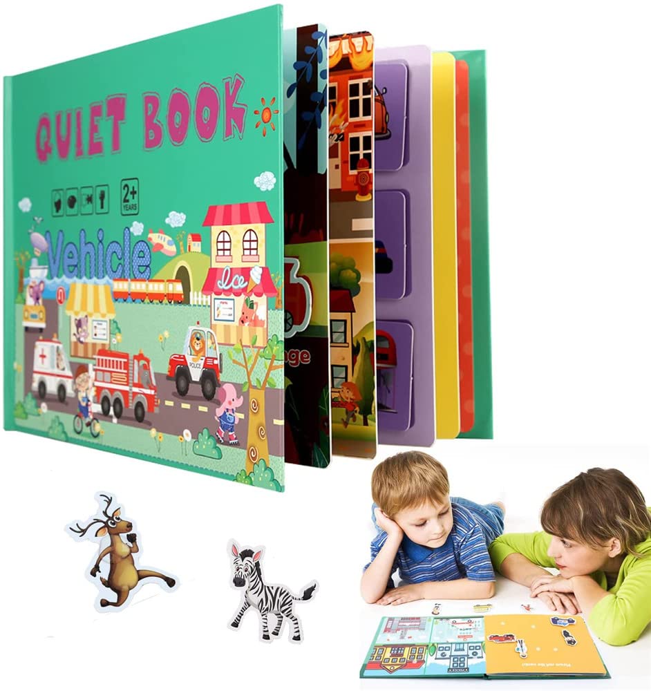 ����Quiet Interactive Book ||  Develop Learning Skills for children���� (Pack of 3)