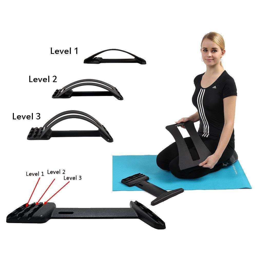 Lumbar Back Support Multi-Level Back Stretching Device