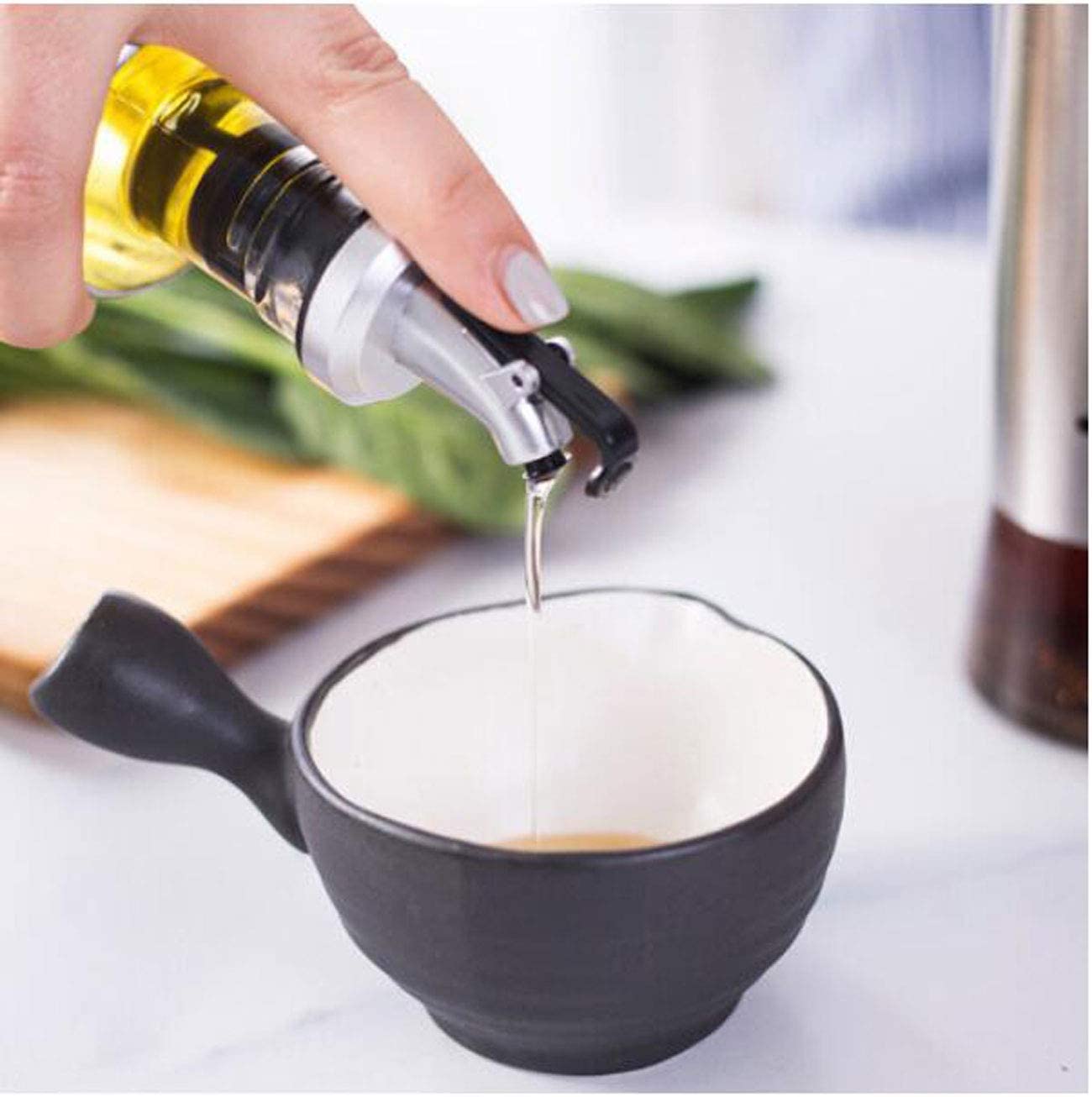 Spout Oil & Vinegar Dispenser Bottles