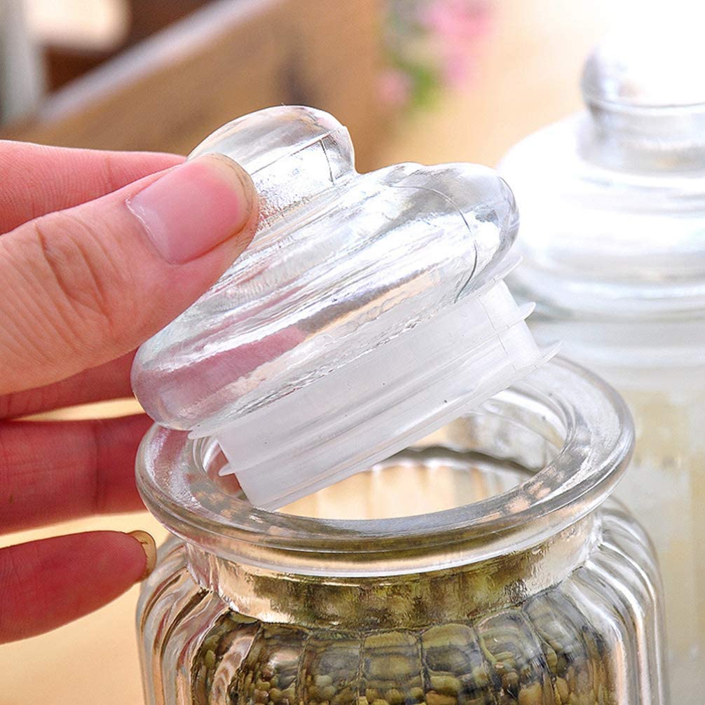 Glass Pickle Jar Storage Containers (Set of 3)