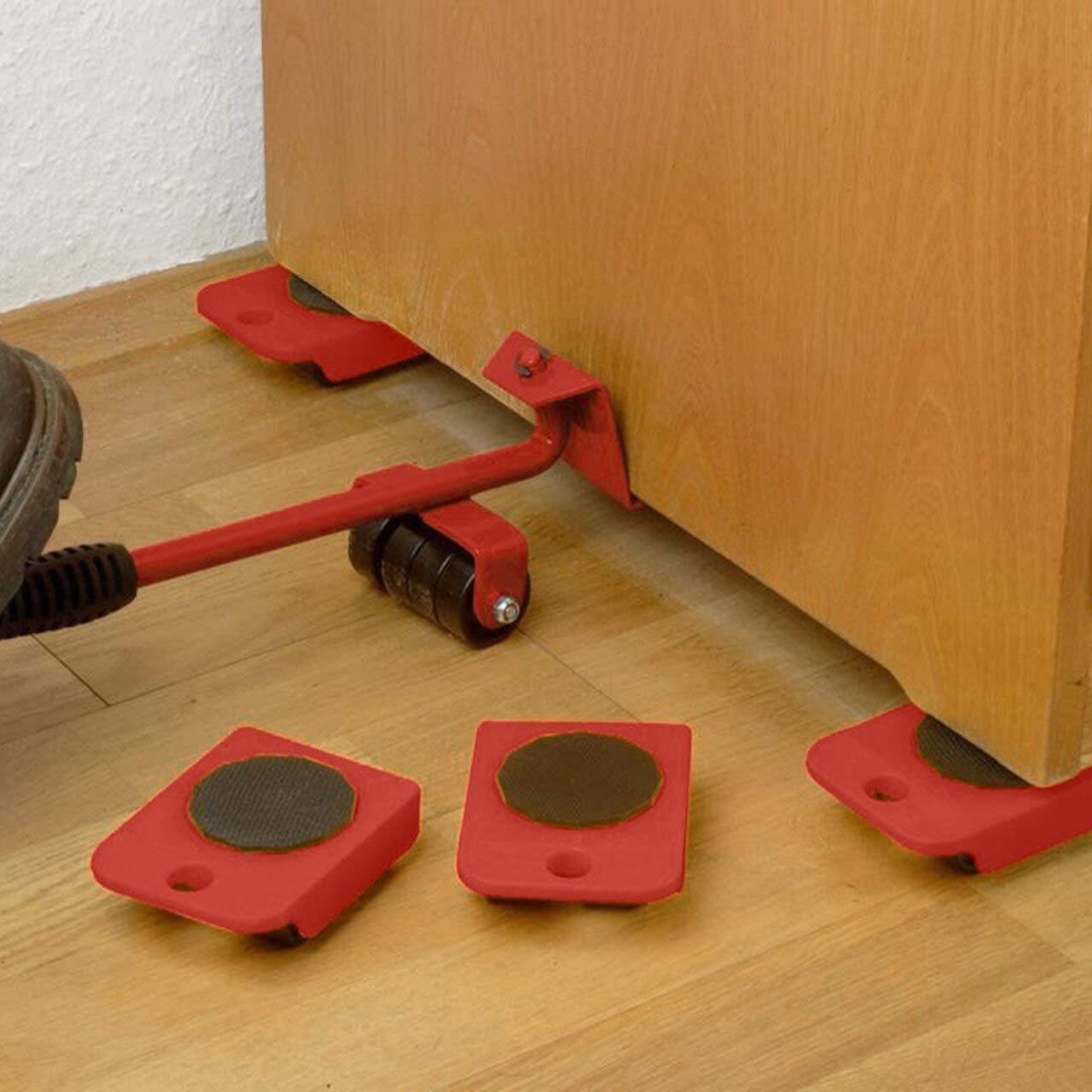 Furniture Lifter- Easy Moving Sliders With 360 Degree Rotatable Pad (Set 5)