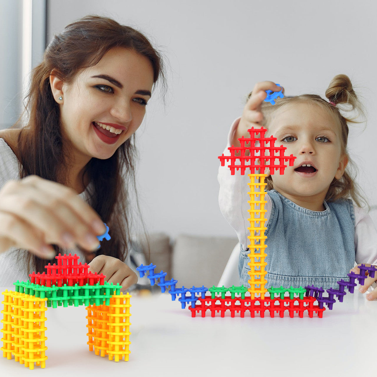 ����Fun building toys|| Nature your child's imagination & creativity (90 pcs)����