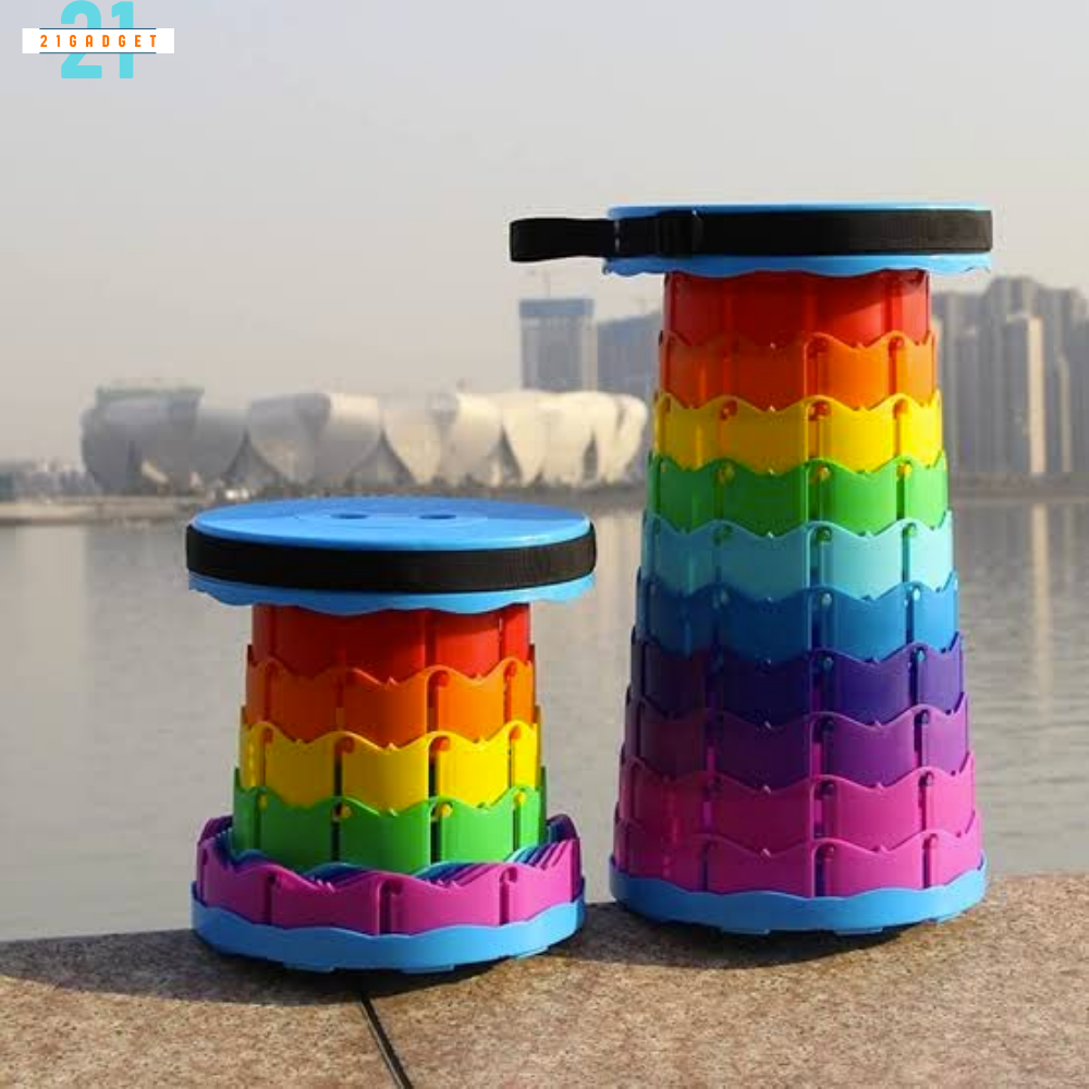 Retractable Portable Lightweight colourful Folding Stool