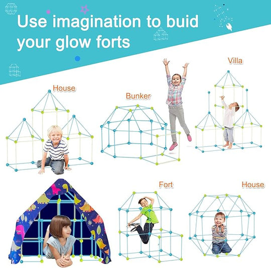 ����Kids Fort Building Kit - Ultimate Indoor/Outdoor Theme Game�������������