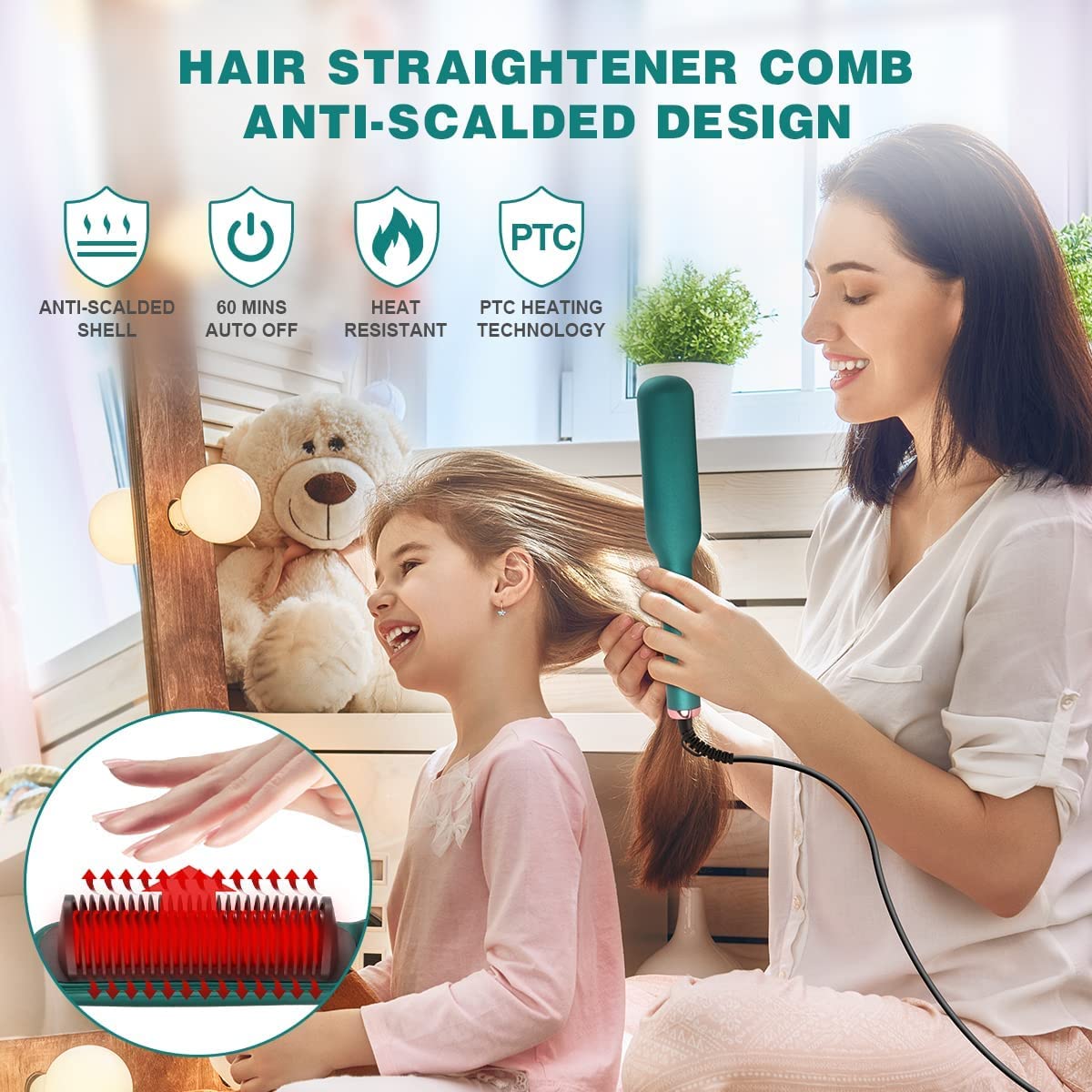 SUPERSONIC PROFESSIONAL HAIR STRAIGHTENER PRO