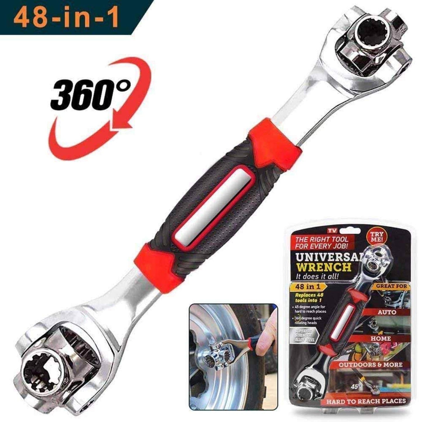 48 in 1 Socket Wrench Multifunction Universal Tool