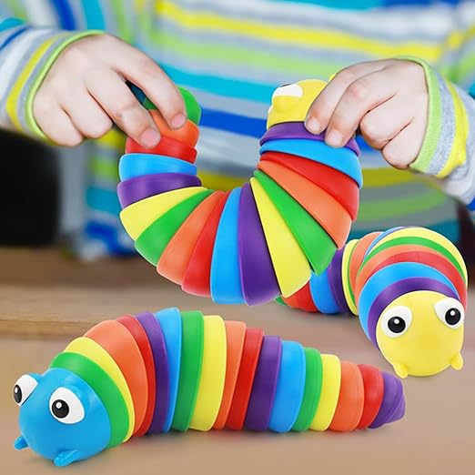 ����Flexible Finger Slug Toy || Perfect For Stress Relief����(1 Pcs)