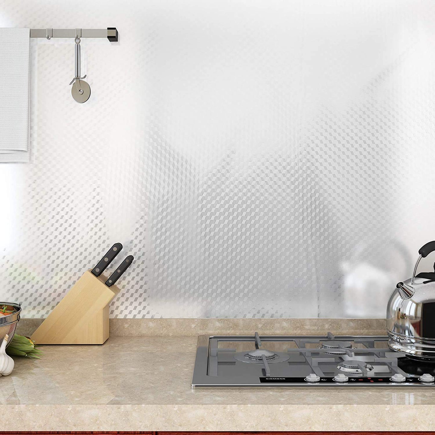 Kitchen Backsplash Aluminum Foil Sticker