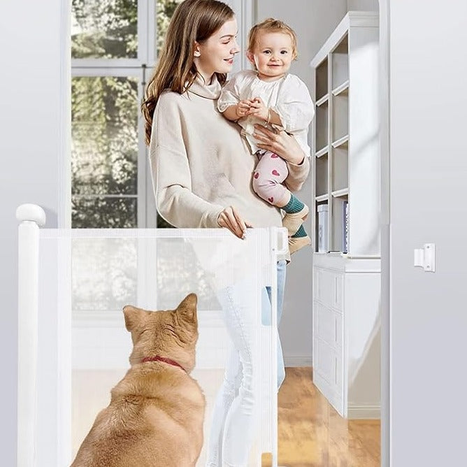 Retractable Baby Safety Gate Kit for Toddlers Babies & Pet Dogs ����