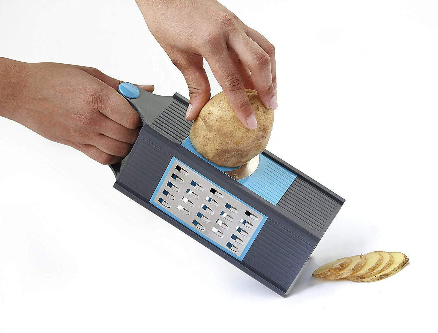 4 in 1 Slicer ,Grater, Peeler  with Unbreakable ABS Body and Stainless Steel Blades