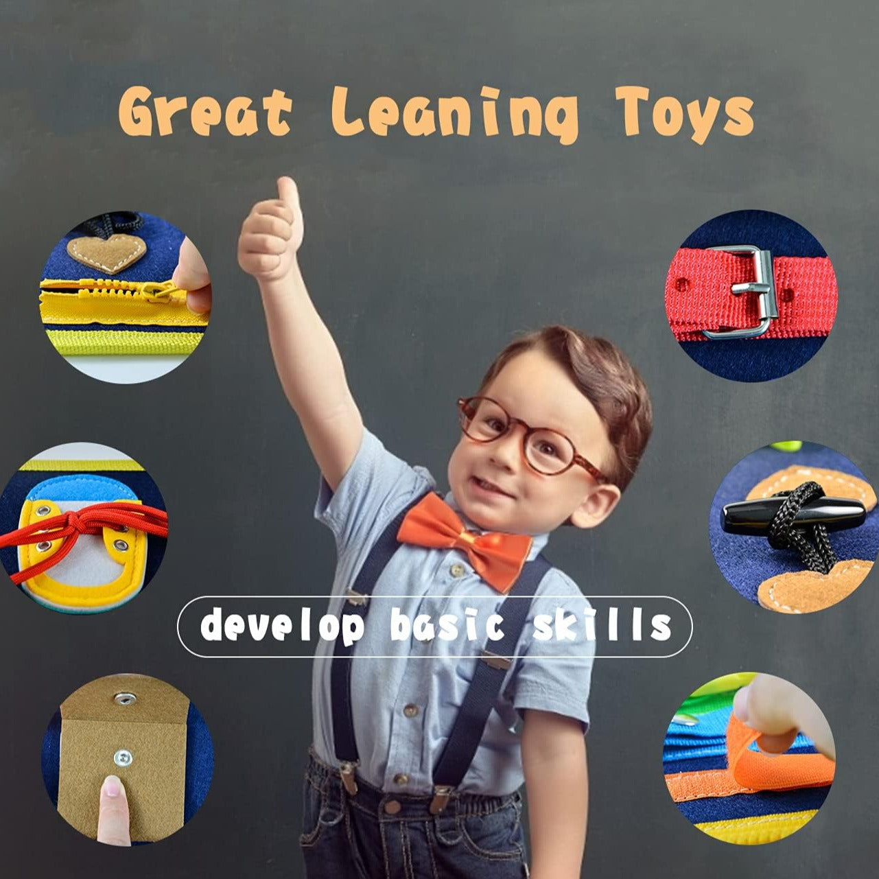 ����busy board for Children || Educational Activity Sensory Book