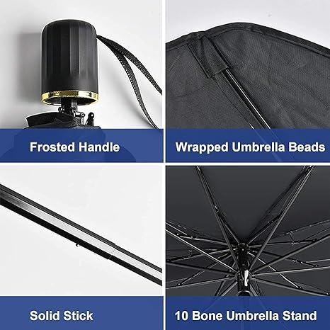 ���Foldable Reflective Car Umbrella for Sun Heat Protection