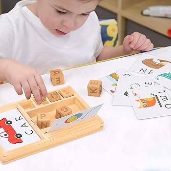 ���Wooden Spelling Game || Educational Puzzle Toy����