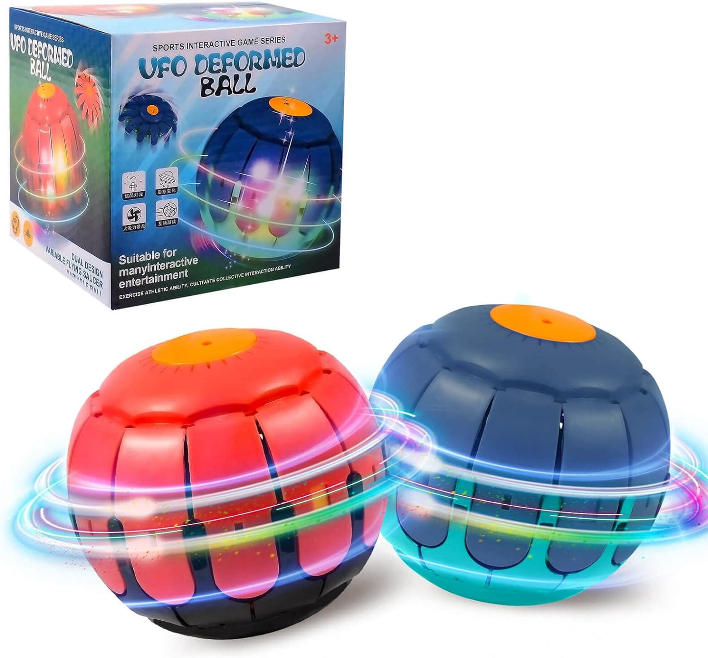 ����UFO Deformed ball ||Magic Ball with LED Light ����