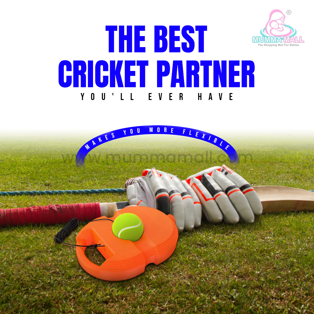 ����Cricket Trainer Rebound Ball || Self  Cricket Practice Training Tool for Adults & Kids