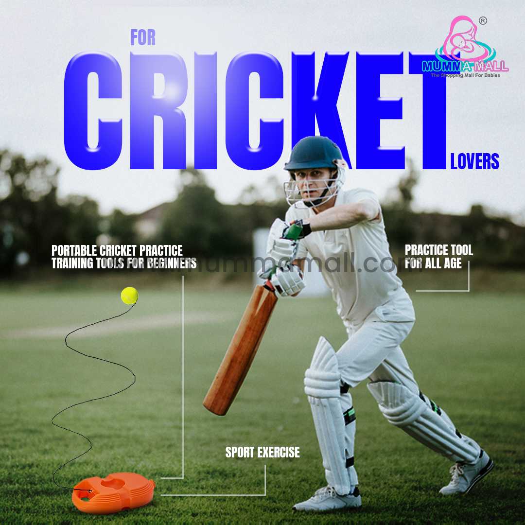 ����Cricket Trainer Rebound Ball || Self  Cricket Practice Training Tool for Adults & Kids