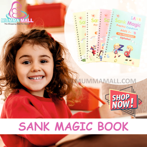 ���Magic Practice Copybook����With FREE Magic Water Book���� (Buy 1 book get 4 Book FREE)����