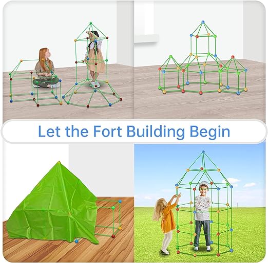 ����Kids Fort Building Kit - Ultimate Indoor/Outdoor Theme Game�������������