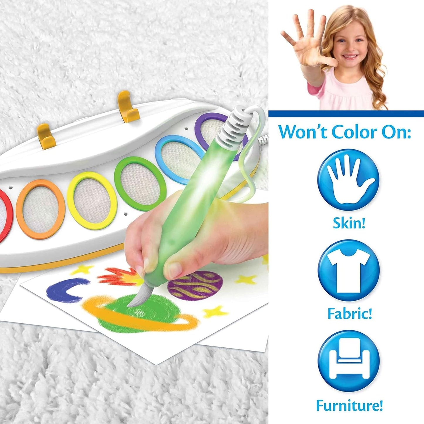 Color Wonder Magic Light Brush || Mess Free Painting