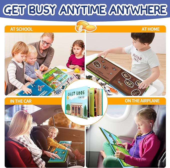 ����Quiet Interactive Book ||  Develop Learning Skills for children���� (Pack of 3)