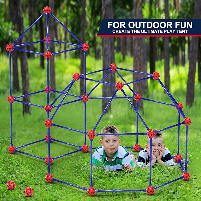 ����Kids Fort Building Kit - Ultimate Indoor/Outdoor Theme Game�������������