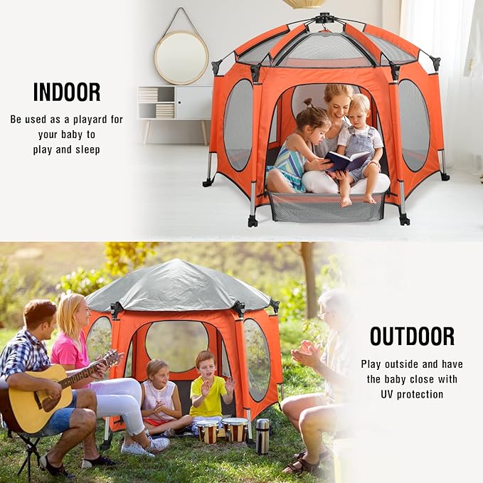 Baby Portable Tent-Indoor & Outdoor Playpen for Babies����