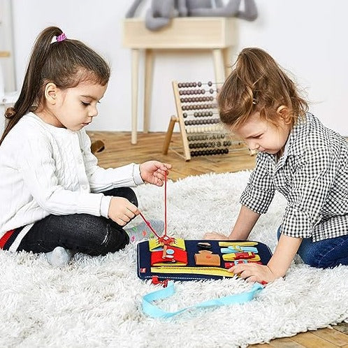 ����busy board for Children || Educational Activity Sensory Book