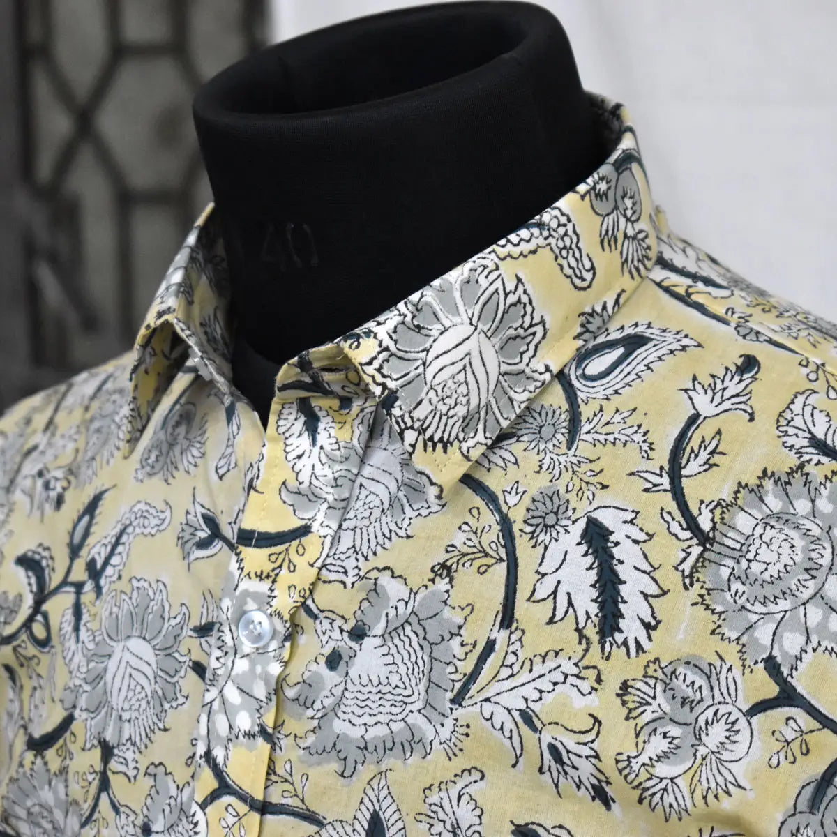 Stylish Shirts For Men Indian Hand Block Printed Soft Cotton Cambric Fabric For Men On Sale At Best Price